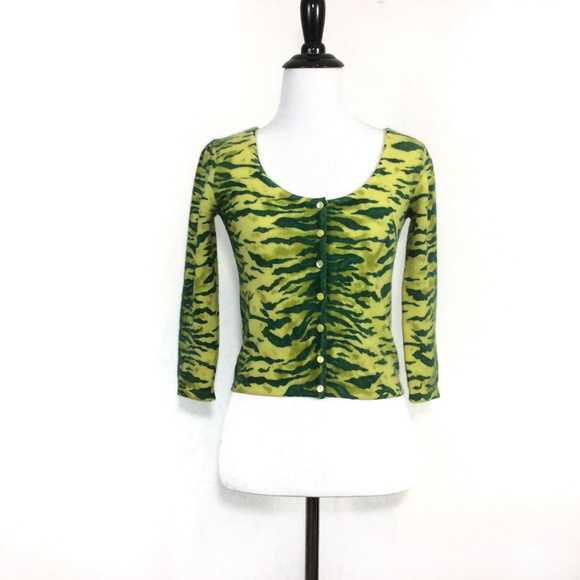 Betsey Johnson Sweaters - ❌SOLD❌Betsey Johnson Angora Lambswool Zebra Cardi